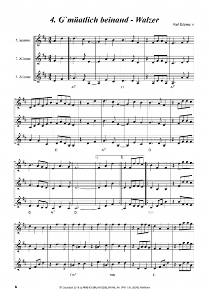 Alpenländische Saitenmusik, Heft 4